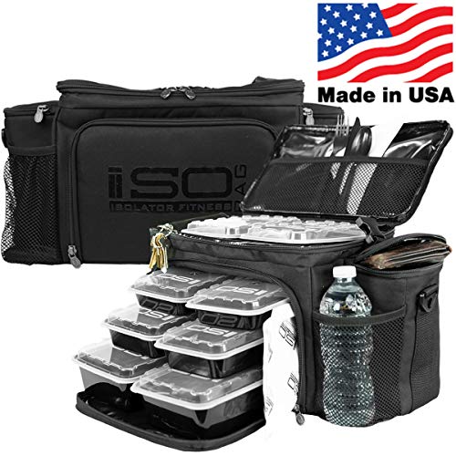  Meal Prep Bag ISOBAG 3 Meal Insulated Lunch Bag Cooler