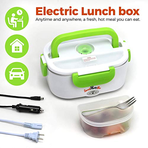 Sweet Home Bee 2 in 1, Sweet Home Bee Electric Lunch Box â€“FAST HEATING, Car, Truck, Home Use, Portable Food Warmer Heater with Food Grade