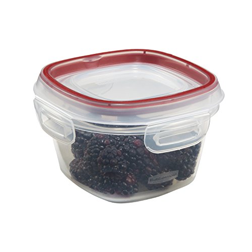 Rubbermaid Lock-Its Square Food Storage Container with Easy
