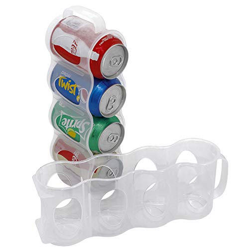 ChasBete Portable Soda Can Organizer for Refrigerator Shelf, Beer Can