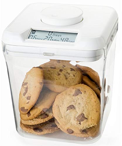 Kitchen Safe : Time Locking Container (White Lid + 5.5 Clear Base