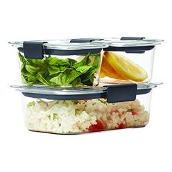 Rubbermaid Brilliance Rubbermaid 2025903 Rubbermaid Brilliance 6-Piece Clear Food Storage Container Set 2025903