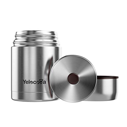 Yelocota Food Flasks, 27 Once Food Jar,BPA Free Wide Mouth Soup Container,Stainless  Steel Lunch Insulation Pot for Hot Food,Leak Proof
