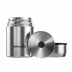 yelocota thermos for hot food- 27oz vacuum insulated stainless steel soup thermos- leak proof wide mouth food containers- foo