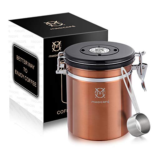 MagicafÃ© Coffee Container Vacuum Sealed with Co2 Valve Airtight