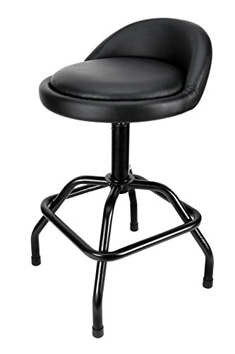Performance Tool W85011 Pneumatic Swivel Bar Stool with Back Support