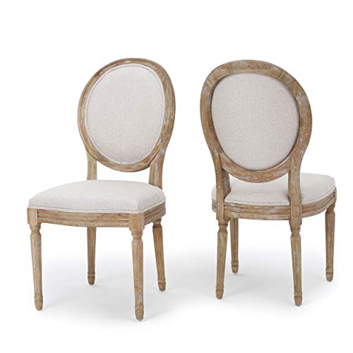 Christopher Knight Home Phinnaeus Fabric Dining Chairs, 2-Pcs
