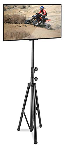 Pyle Premium LCD Flat Panel TV Tripod, Portable TV Stand, Foldable Stand Mount, Fits LCD LED Flat Screen TV Up To 60",