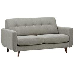 Rivet Amazon Brand â€“ Rivet Sloane Mid-Century Modern Sofa with Tufted Back, 64.2"W, Pebble