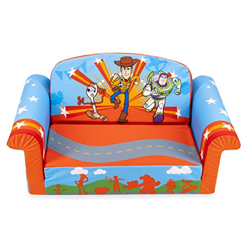Marshmallow Fun Co Marshmallow Furniture, Children's 2-in-1 Flip Open Foam Sofa, Disney Toy Story 4, by Spin Master