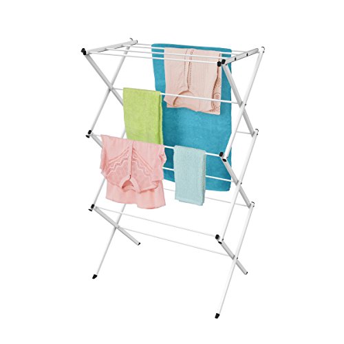 Lavish Home Clothes Rack-24ft Space-Collapsible and Compact for Indoor/Outdoor Use-Portable Stand for Hanging, Air-Drying