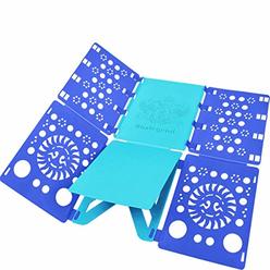 BoxLegend Shirt Folding Board t Shirts Clothes Folder Durable Plastic Laundry folders Folding Boards flipfold (Blue &