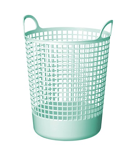 Like-It Round Laundry Basket, 14.96 x 16.14 x 20.47, Mint Blue