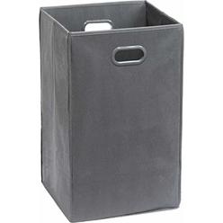 Simple Houseware Foldable Closet Laundry Hamper, Dark Grey