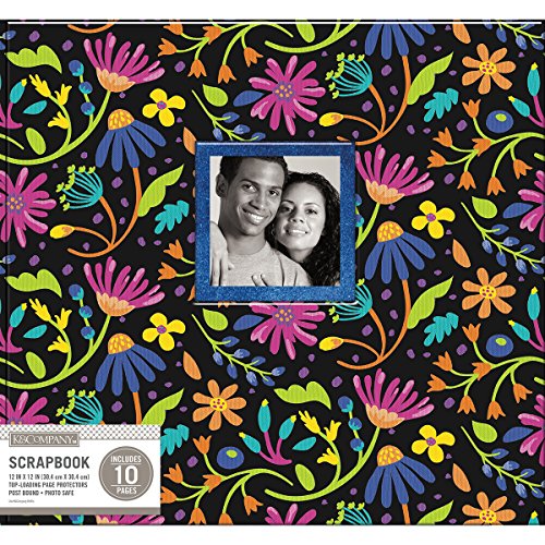 K & COMPANY K & Company K&Co Scrapbook 12x12 Window Black Floral
