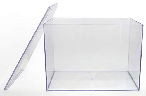 Gary Plastic Packaging Clear Plastic Box - 12 1/2"L X 8 1/2"W X 8 1/2"H - 4 Boxes