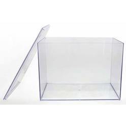 Gary Plastic Packaging Clear Plastic Box - 12 1/2"L X 8 1/2"W X 8 1/2"H - 4 Boxes