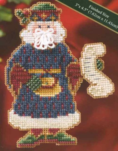 Mill Hill Medieval Santas Counted Glass Bead Kit - Canterbury Santa