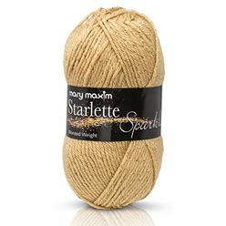 Mary Maxim Starlette Sparkle Yarn â€œTopazâ€ | 4 Medium Worsted Weight Yarn for Knit & Crochet Projects | 98% Acrylic and 2%