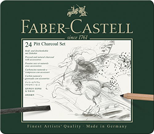 Faber-Castell Faber-Castel 24 Piece Pitt Charcoal Set