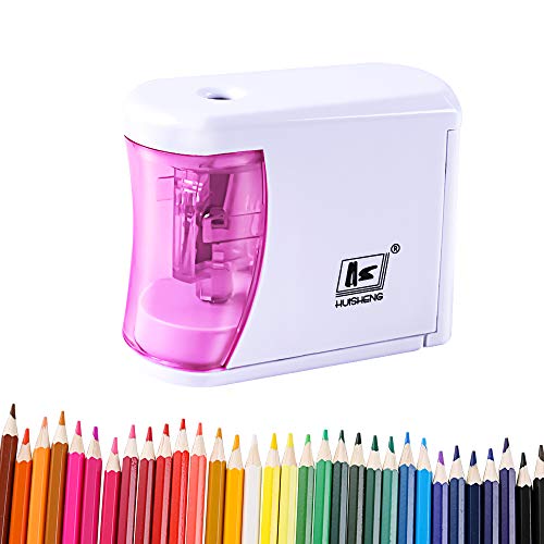 V3JTG2Y LOBKIN Pencil Sharpener, Electric Pencils Sharpener with Auto Stop  for Colored Pencils Artists Kids Adults, Portable Pencil