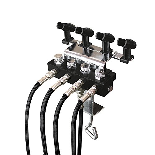 OPHIR Airbrush Holder Station with 4 Splitters Airbrush Manifold