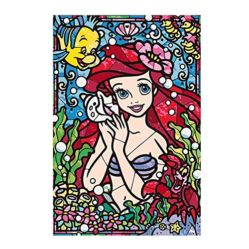 Kimily DIY Paint by Numbers for Adults Kids Disney Ariel Paint by Numbers DIY Painting Acrylic Paint by Numbers Painting Kit Home