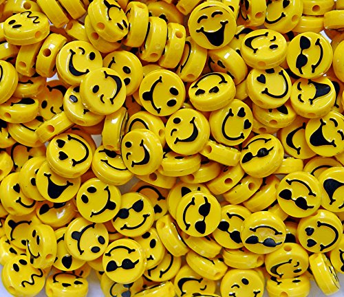 JOLLY STORE Crafts Expression Faces 13mm Beads 50pc