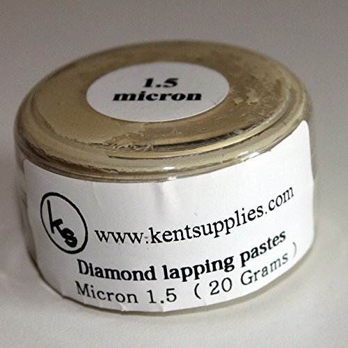 Kent Supplies KENT Grit 1.5 micron Diamond Polishing Paste Lapping Compound in 20gr Container