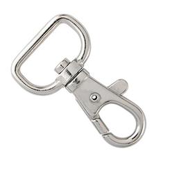 Specialist ID 50 Pack - Premium Metal Lobster Claw Clasps - Wide 3/4 Inch D Ring - 360Â° Swivel Trigger Snap Hooks by Specialist ID