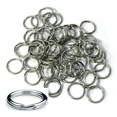 WORTH MANUFACTURING COMPANY 95 Split Ring Fishing Lure, Connectors Stainless Steel Made in the USA (13.77mm Outside 0.542 In)