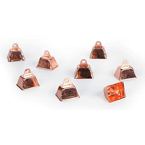 Darice Cowbell Copper 1.25 inches 12 Pieces (1-Pack) 10149