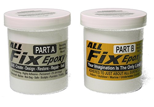All-Fix Epoxy All Fix All-Fix Epoxy Putty 3 Pound Unit - 2 Pint Set - Underwater Epoxy - All Fix By Cir-Cut Corporation - The All Purpose Epoxy