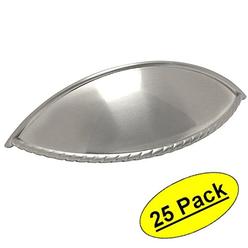 50-Pack Brushed Gold Cabinet Handles - 3 Inch (76mm) Center-to-Center, Stainless Steel Drawer Pulls, LS201GD76