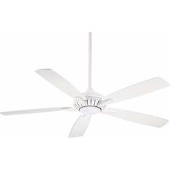 Minka Aire F1001-WH Dyno XL 60" Ceiling Fan with LED Light & Remote, White