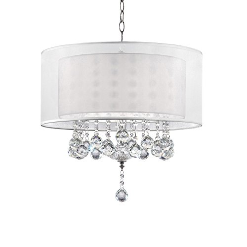Ore International K-5149H 19" Moiselle Crystal Ceiling Lamp