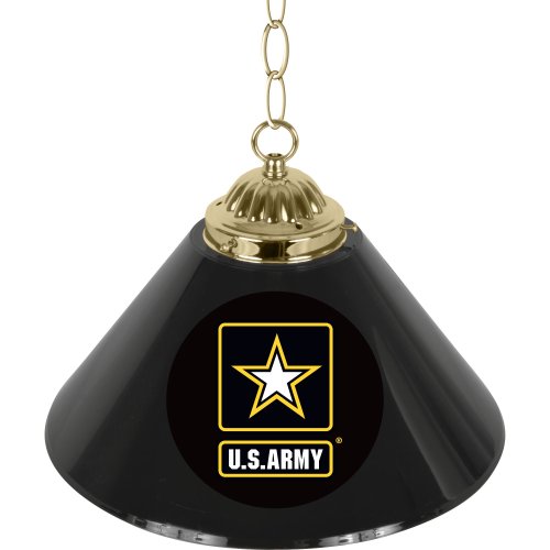 Trademark Gameroom United States Army Single Shade Gameroom Lamp, 14"