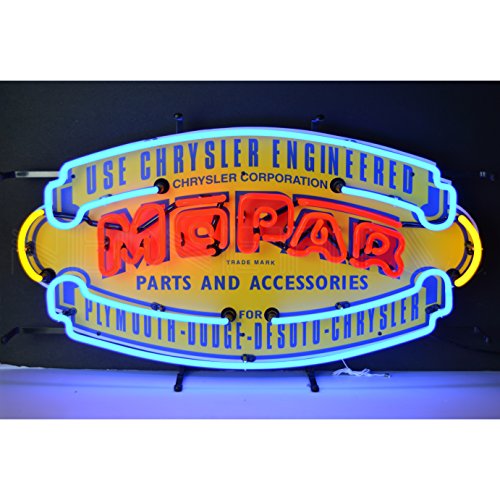 Neonetics 5MPRVS Car and Motorcycles Mopar Vintage Shield Neon Sign, 17" x 4" x 32"
