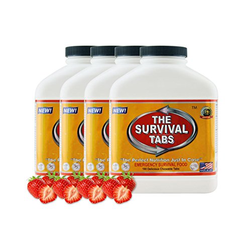 The Survival Tabs Survival Tabs 60-Day Food Supply Emergency Food Ration 720 tabs Survival MREs for Disaster Preparedness for Earthquake Flood