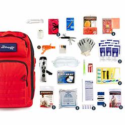 Redfora Complete Earthquake Bag - Emergency kit for Earthquakes, Hurricanes, Wildfires, Floods + other disasters (2 person, 3 days)