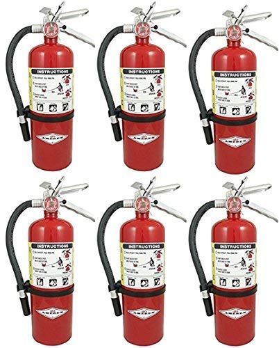 Amerex B500, 5lb ABC Dry Chemical Class A B C Fire Extinguisher (6 Pack)