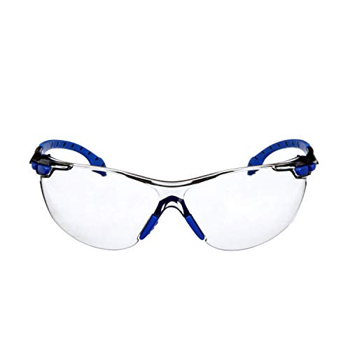 3M Personal Protective Equipment 3M Solus Protective Eyewear 1000 Series S1107SGAF Blue/Black, Scotchgard Anti-fog Lens