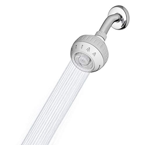 Waterpik Original Massage Shower Head PowerSpray 1.8 GPM, White, SM621E