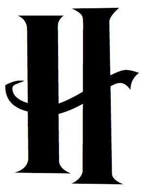 Woodburns Stencil Shop 16x20 Large Letter Stencil-Wizard Font from 4 Ply  Mat Board -Letter H