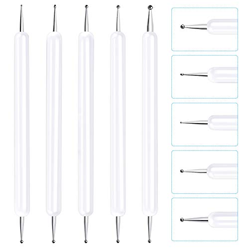 Embossing Stylus, Cridoz 5Pcs Tracing Stylus Dotting Tools Set for Nail