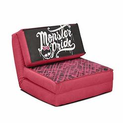 Mattel Monster Flip Chair, Black and Pink