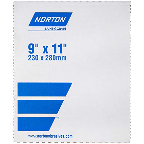 Norton Abrasives - St. Gobain Paper Sheets - 9"x11" p220a grit no-filadalox sanding she [Set of 100]