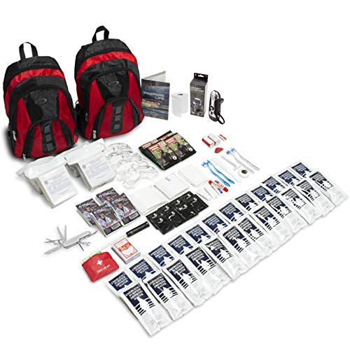 Emergency Zone The Essentials Complete Deluxe Survival 72-Hour Kit, Prepare Your Family for Hurricanes, Earthquakes, FLOODS,