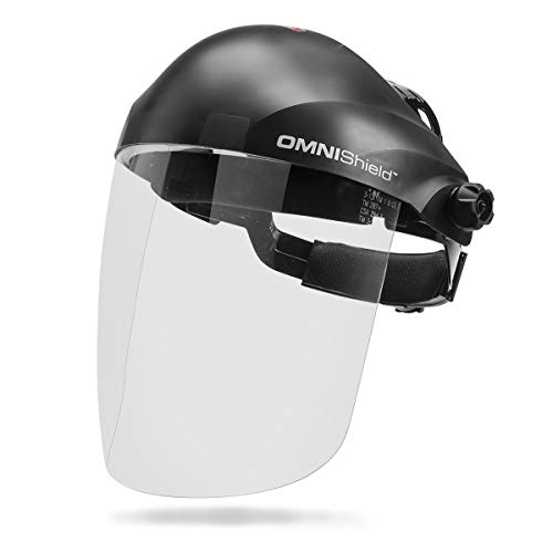 Lincoln Electric OMNIShield Professional Face Shield | High Density Clear Lens | Premium Headgear | K3750-1