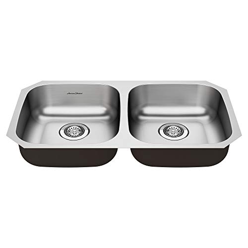 American Standard 18DB6311800S.075 Portsmouth 32" x 18" ADA Double Bowl Stainless Steel Kitchen Sink